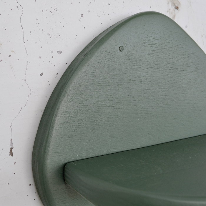 Hanah Home Meh220 Estantería de Pared de Madera Verde
